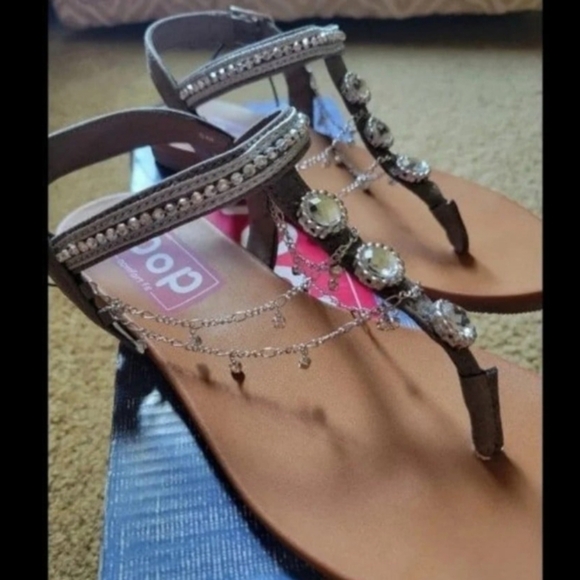 ♥︎BNIB JELLYPOP Ankle Strap Sandals♥︎ - Picture 11 of 12